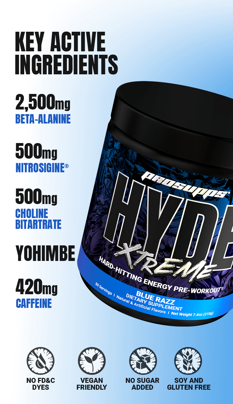 Prosupps HYDE® XTREME Preworkout (Formulated in US)