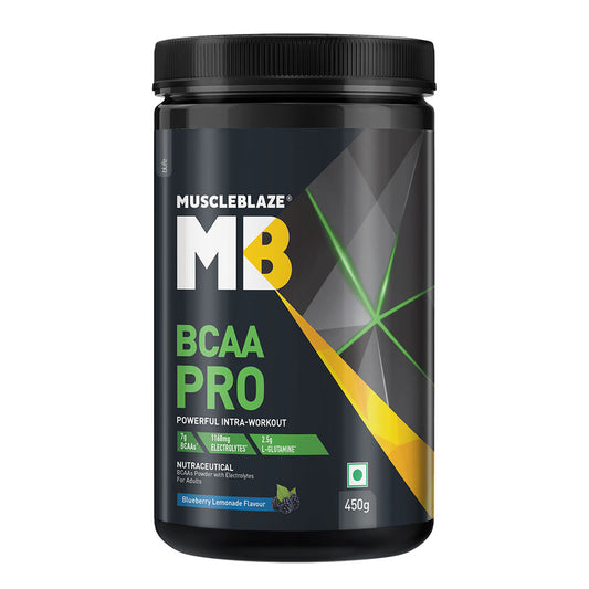 Muscleblaze BCAA Pro Essential Amino Acids, 30 Servings, 450g (0.99 lb)