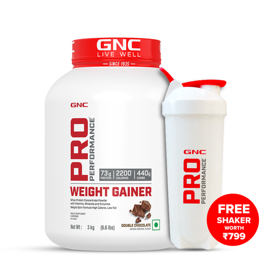 GNC Pro Performance Weight Gainer, High-Calorie, Low-Fat Formula For Healthy Body Gains