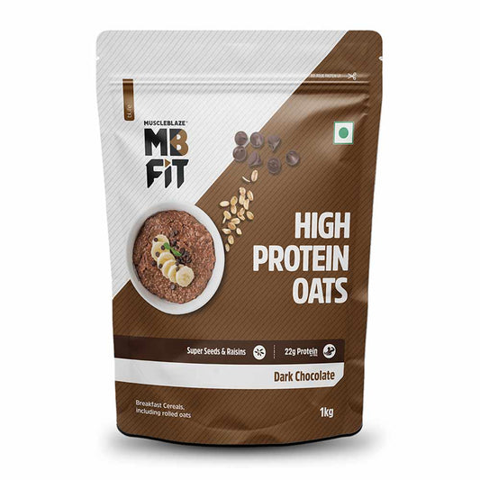 MuscleBlaze High Protein Oats with Super Seeds & Raisins