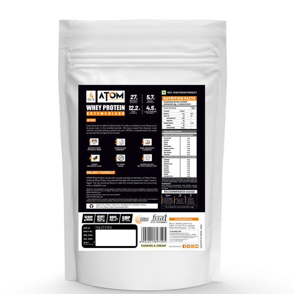 ATOM Whey Protein | USA Labdoor Certified For Accuracy & Purity